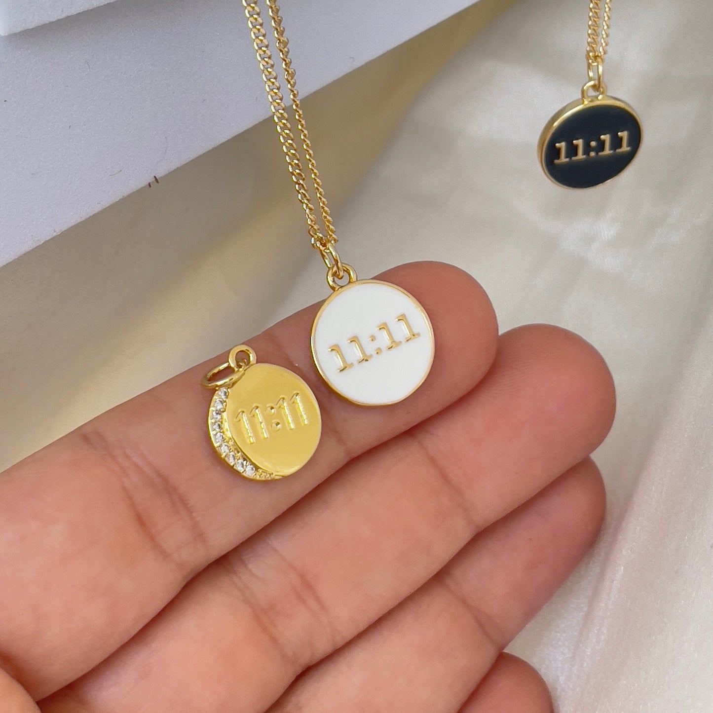 11:11 Charms displayed size on hand 