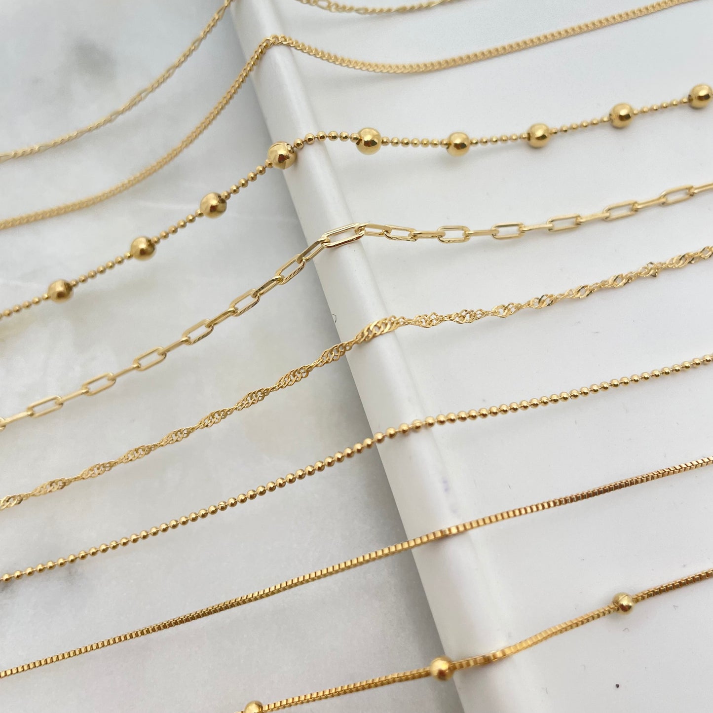 18k Gold Filled Dainty Chain Necklace