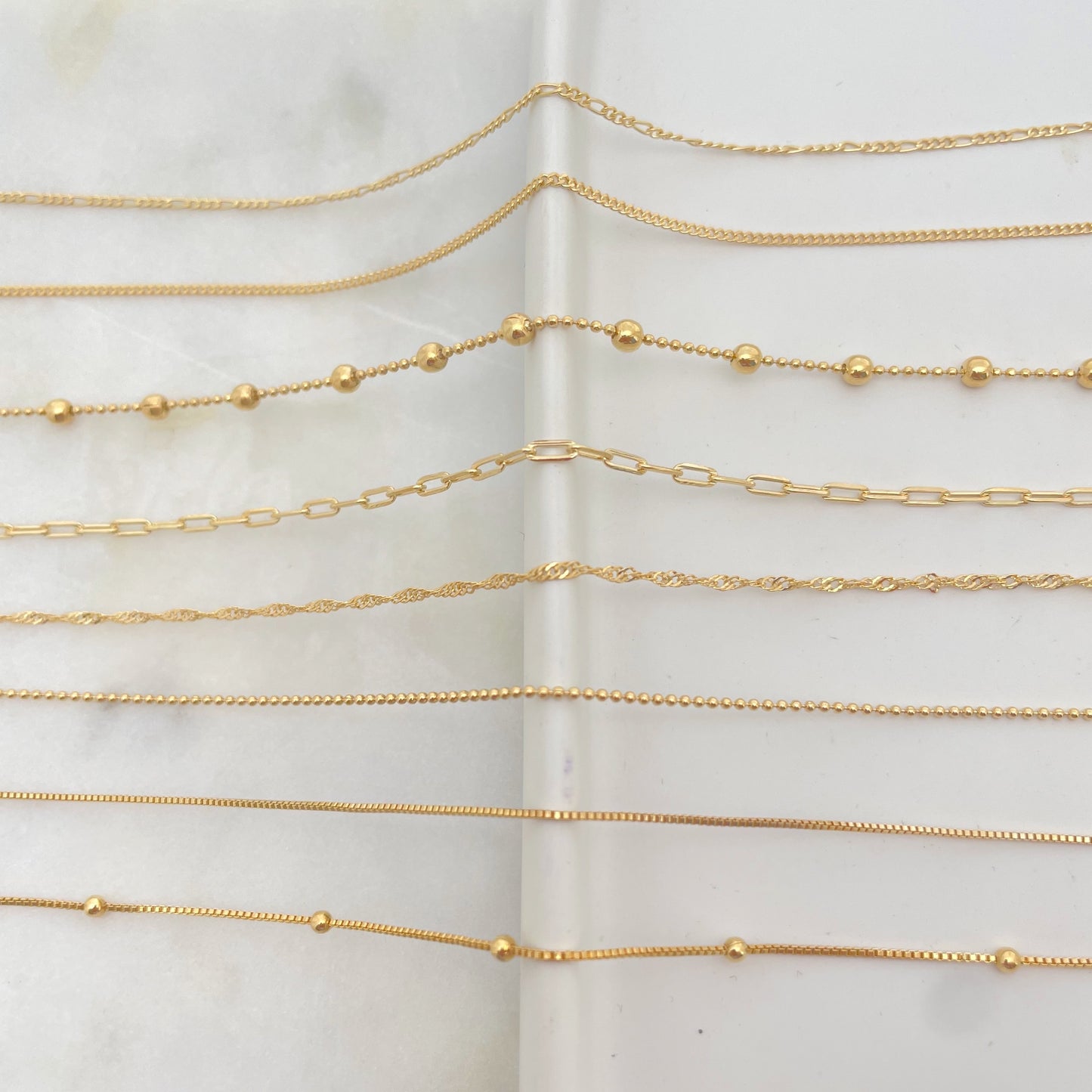 18k Gold Filled Dainty Chain Necklace