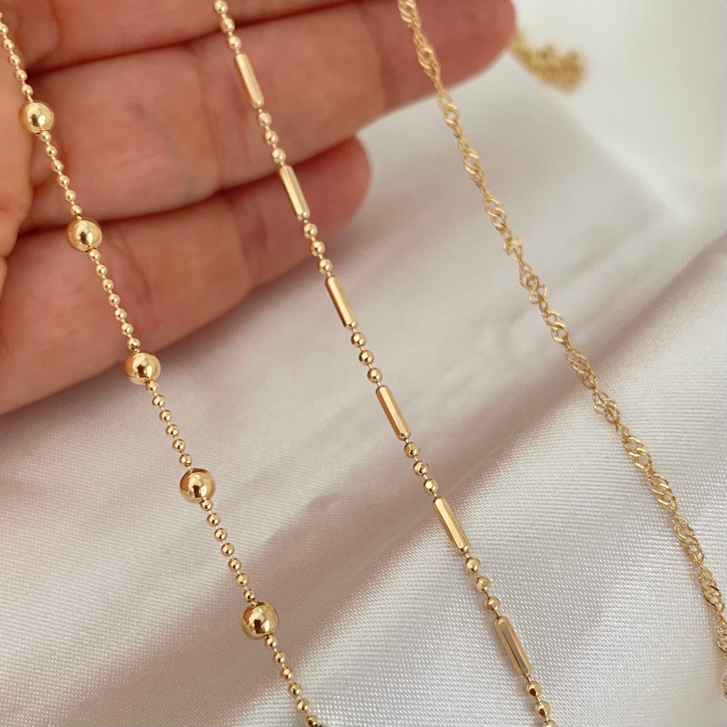 18k Gold Filled Dainty Chain Necklace