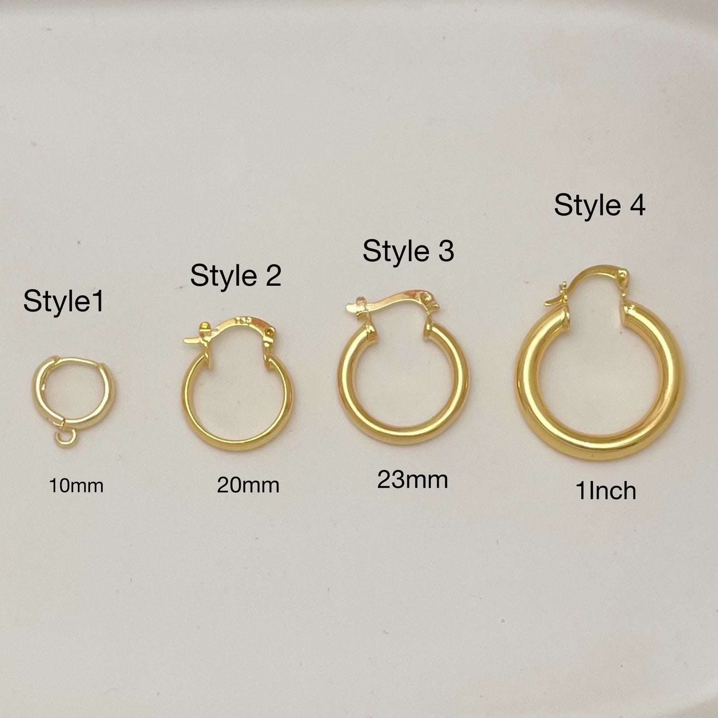 Custom Charm Hoop Earrings