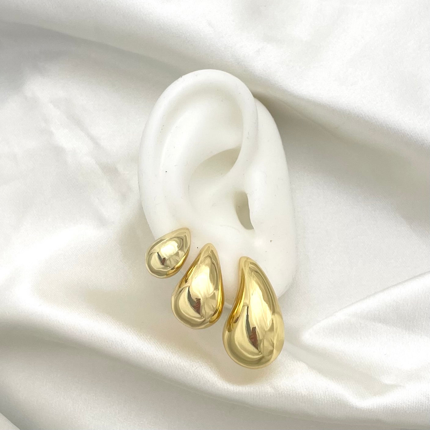 Gold Plated Drop Earrings