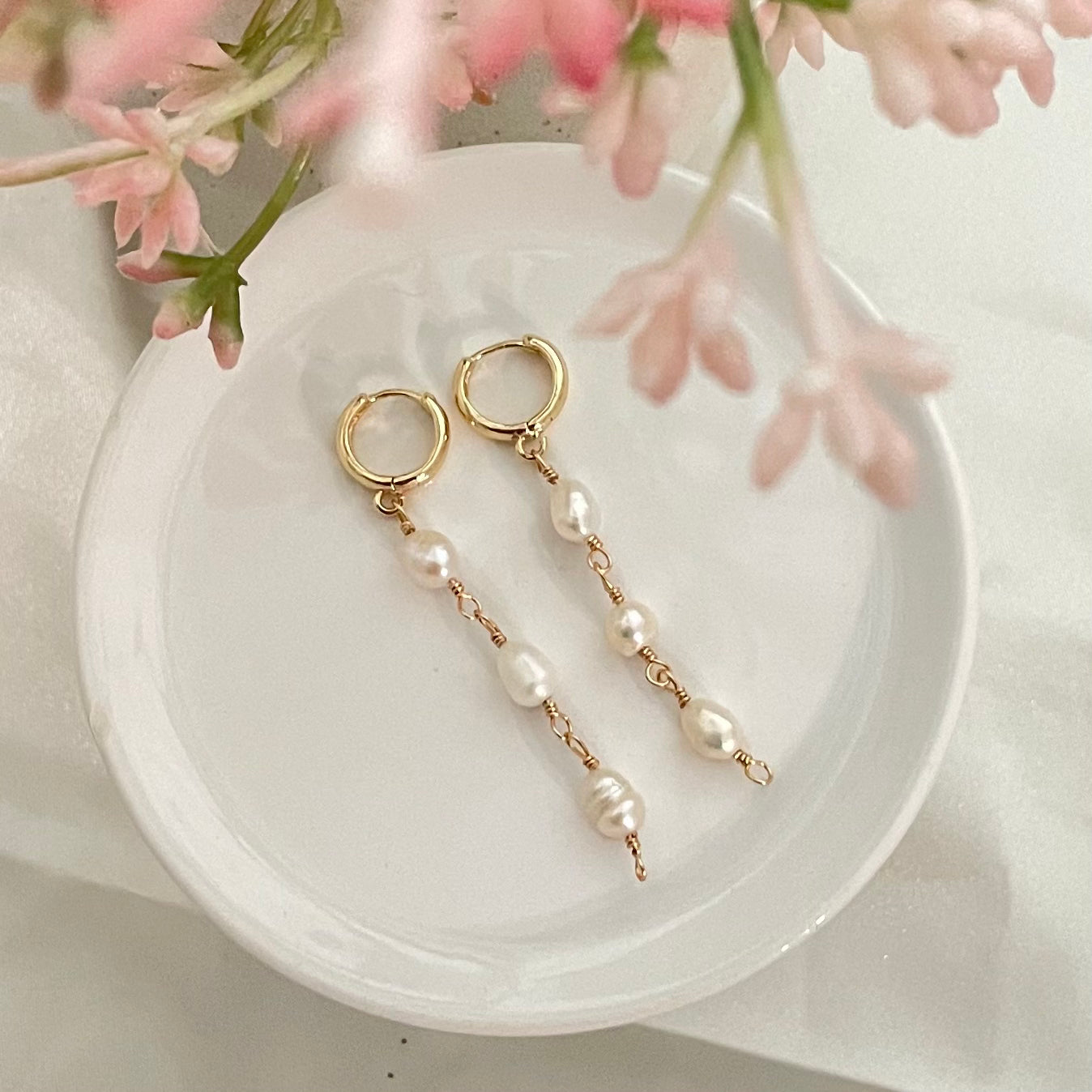 Custom Charm Hoop Earrings